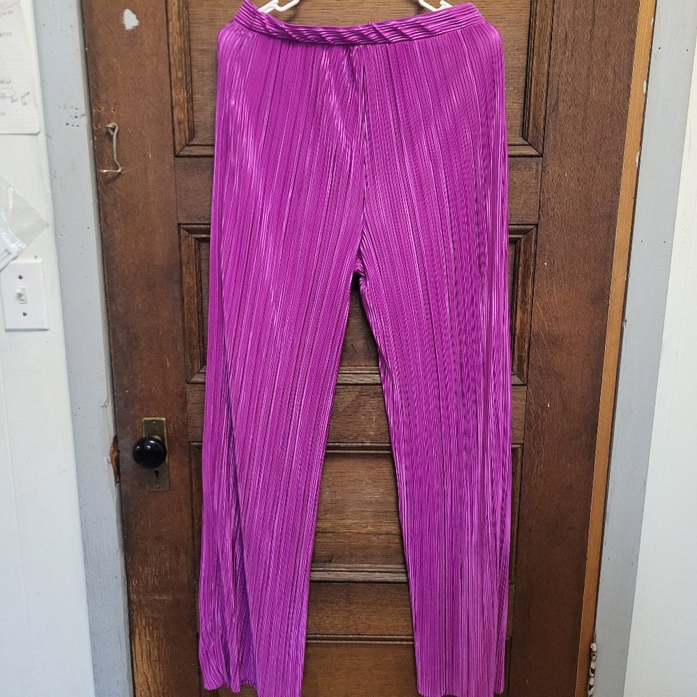 Magenta Stretch Pants